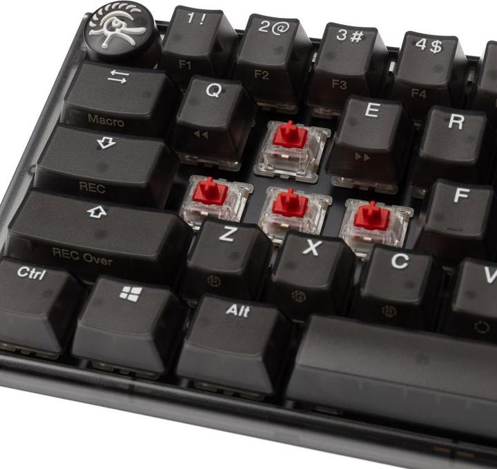 Produktbild Ducky One 3 Aura Black Mini Gaming Tastatur, RGB LED - MX-Red (US) (US, Kabelgebunden)