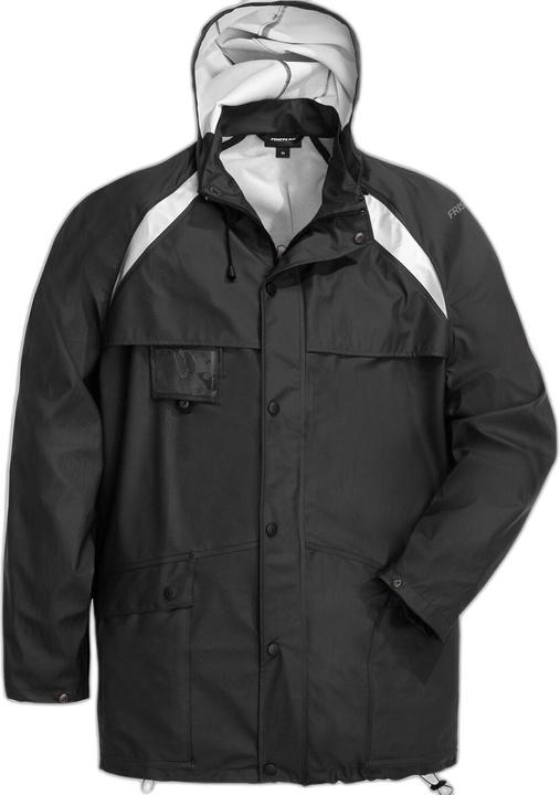 Fristads Regenjacke 432 RS Grösse 5XL Schwarz (5XL)