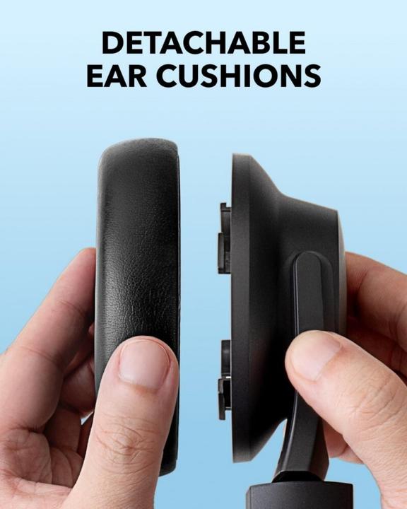 Actual product image Anker Soundcore Q11i headphones dark grey