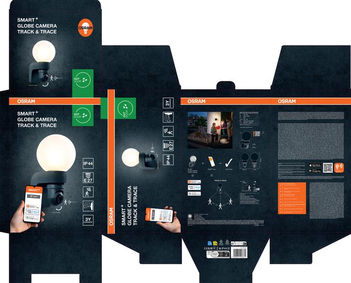 Produktbild Osram SMART+ Globe Camera Track & Trace (1920 x 1080 Pixels)