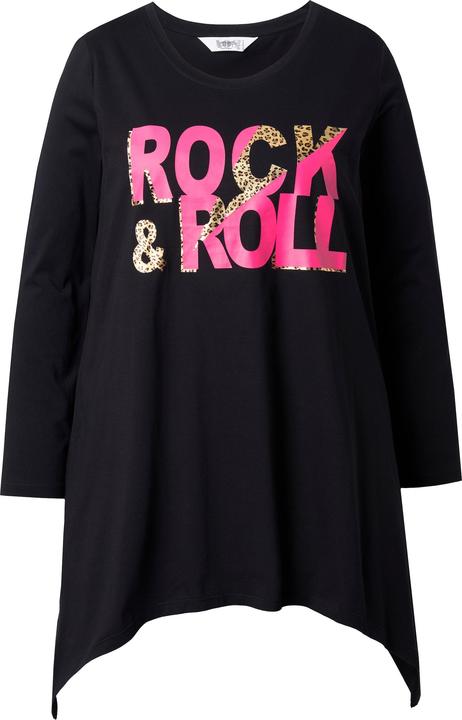 Image du produit Angel of Style T-shirt message Rock'n Roll, coupe évasée et finition en pointe (42)