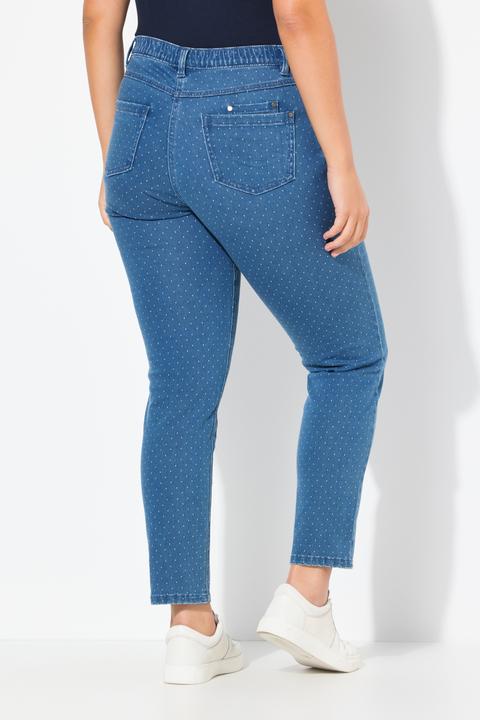 Produktbild Ulla Popken Jeans Sarah, Punkte, schmales, konisches Bein (56)