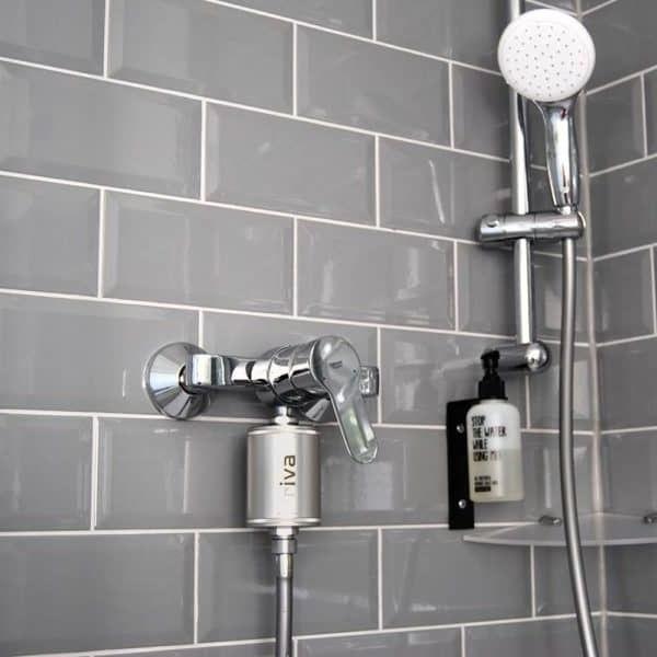 Actual product image Riva Shower filter rivaALVA SKIN&HAIR - metal housing with filter cartridge