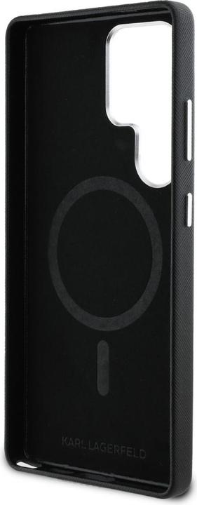 Produktbild Karl Lagerfeld Saffiano Full Wrapped Elongated Metal Logo MagSafe Case for Samsung Galaxy S25 Ultra (Samsung Galaxy S25 Ultra)