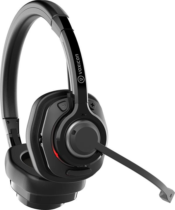 Actual product image Voxicon Bt Headset Bti6 Duo With Anc Mic (ANC, 200 h, Cable)