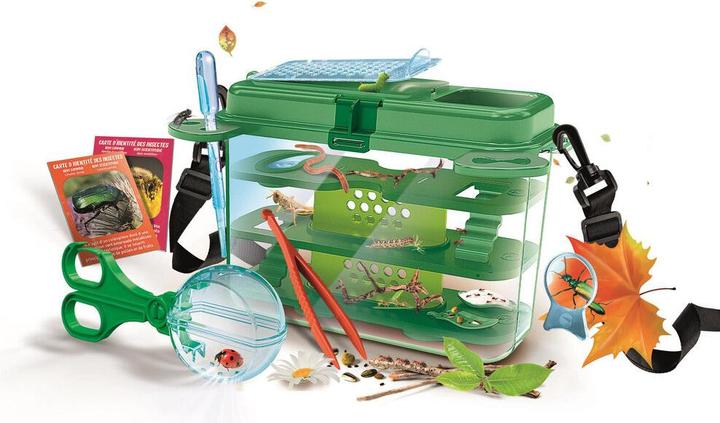 Produktbild Clementoni Galileo Wissenschaft Insektenhotel Labor Faunarium & Fangwerkzeug Polnische Version 50399
