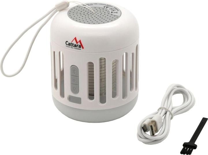 Actual product image Cattara MUSIC CAGE Rechargeable Bluetooth Flashlight + UV Insect Catcher
