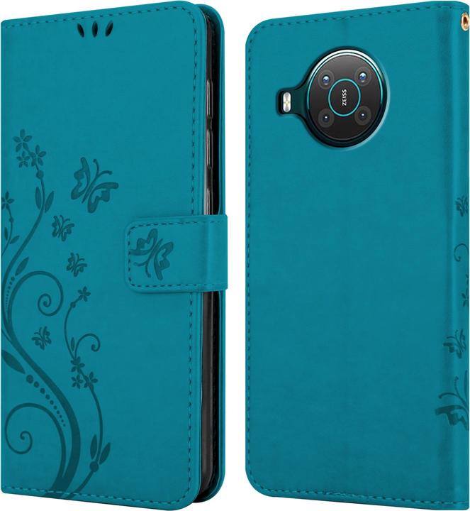 Productafbeelding Cadorabo Bloemen Boekomslag (Nokia X10, Nokia X20)