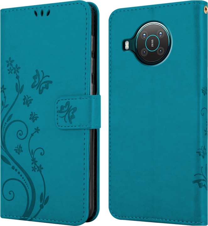 Actual product image Cadorabo Flower Book cover (Nokia X20, Nokia X10)