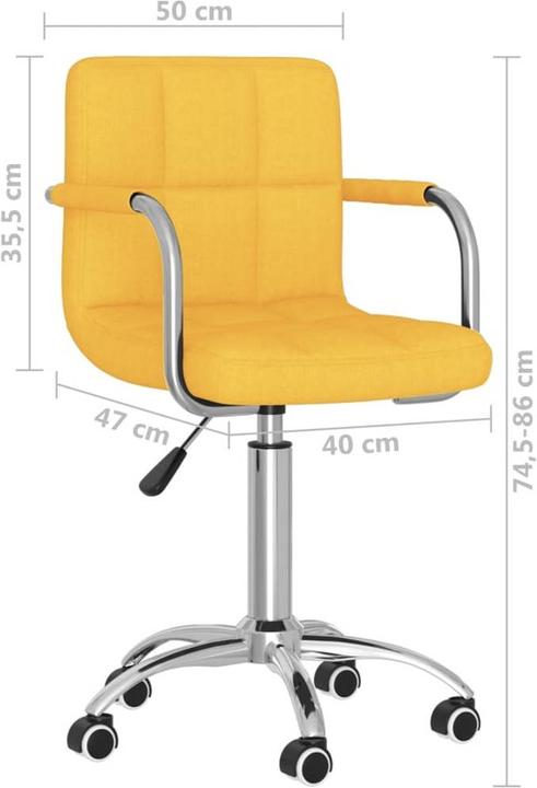 Produktbild vidaXL Drehbarer Bürostuhl