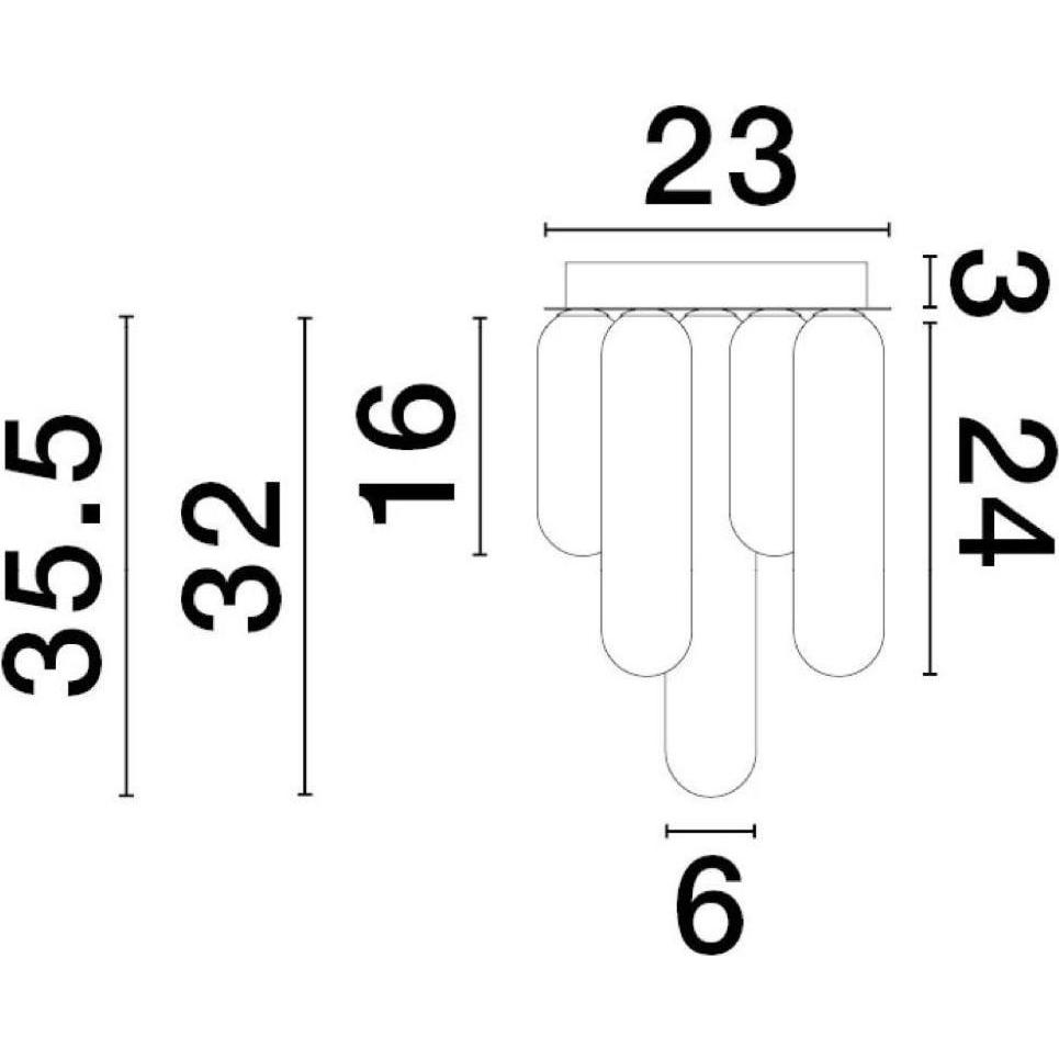 Thumbnail - Nova Luce, Wandleuchte + Deckenleuchte, Gustave (G9)