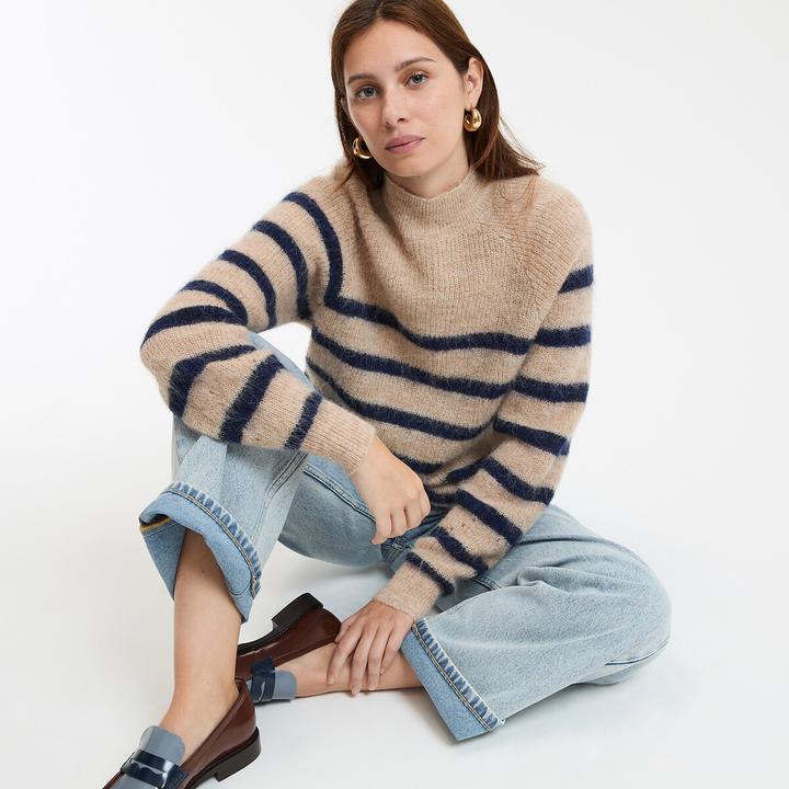 Actual product image La Redoute Collections Streifenpullover Signature ARISTIDE mit Alpakawolle (M)