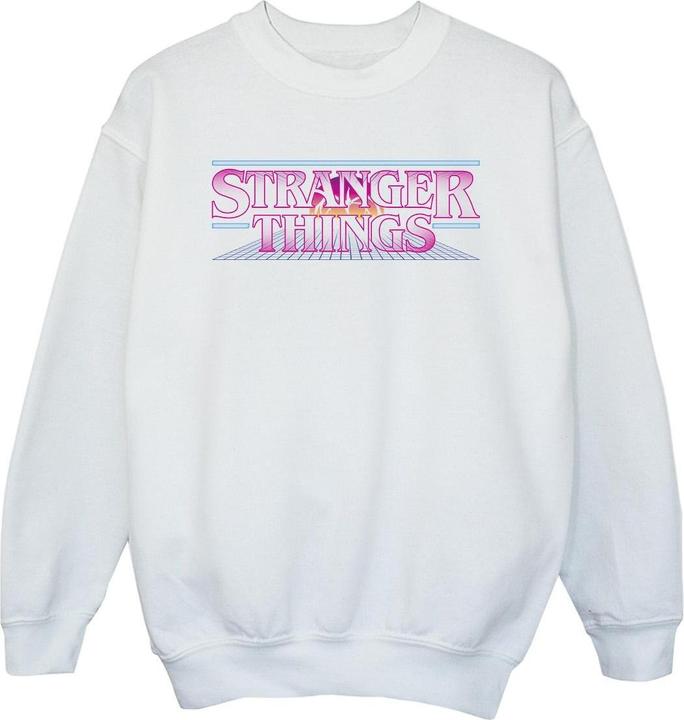 Immagine prodotto Netflix Stranger Things Retro Title Felpa Ragazze (140, 146)