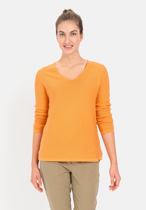 Image du produit Camel Active Pull en maille fine avec encolure en V (S)