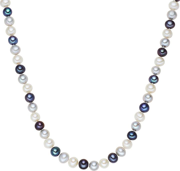 Produktbild Valero Pearls Damen Sterling Silber Süsswasser-Zuchtperle Multicolor - 2244 (Sterling Silber, 70 cm)