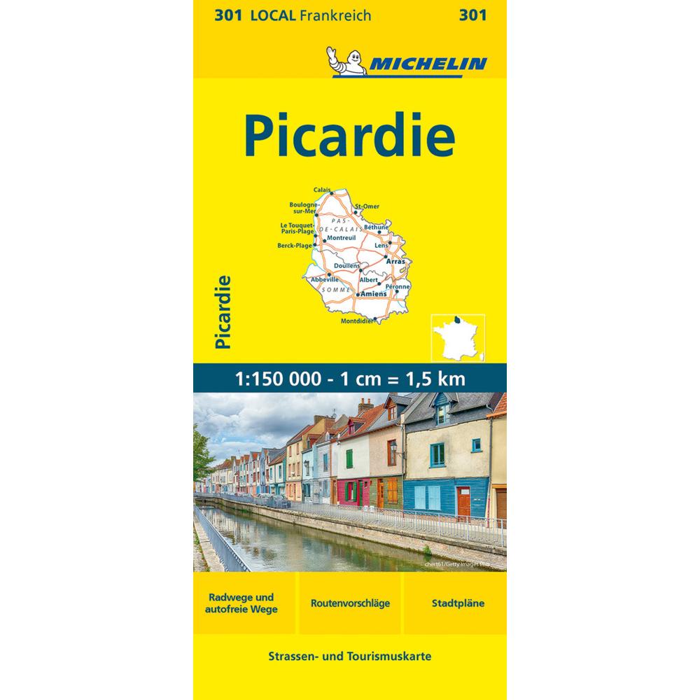 Michelin Picardie, Landkarte