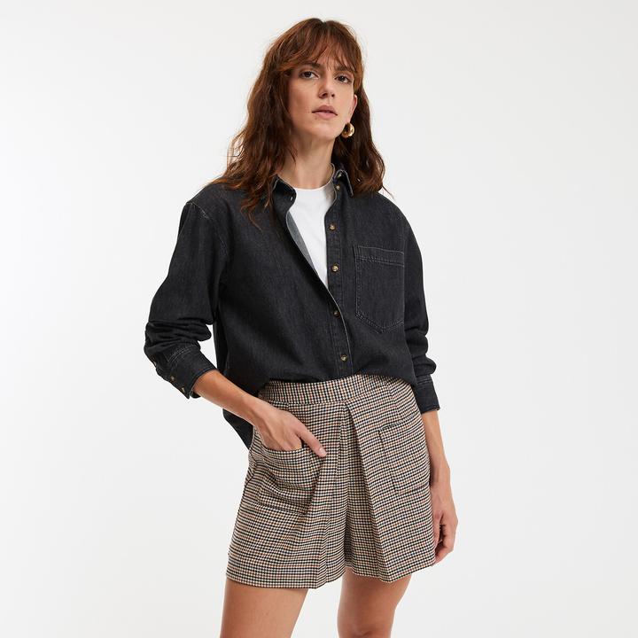 Actual product image La Redoute Collections Hemd aus reinem Baumwoll-Denim (46)