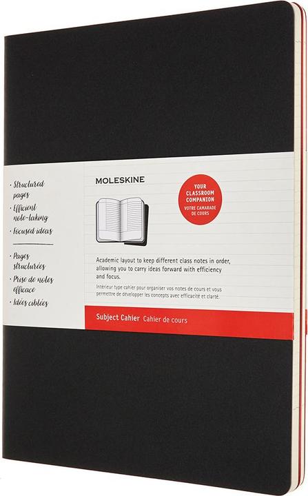 Actual product image Moleskine Study notebook (21.6 x 29.7 cm, Lined, Soft cover)