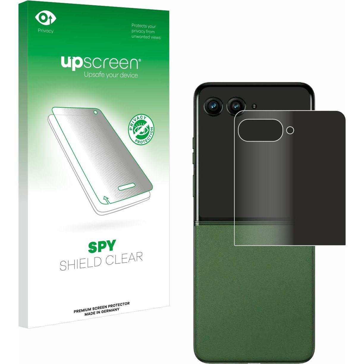 upscreen Spy Shield Blickschutzfolie (1 Stück, Motorola Edge 50 Ultra), Smartphone Schutzfolie, Transparent