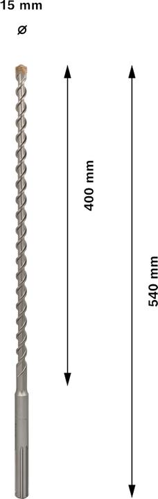 Produktbild Bosch Professional Zubehör Hammerbohrer SDS max-7, 15 x 400 x 540 mm (15 mm)