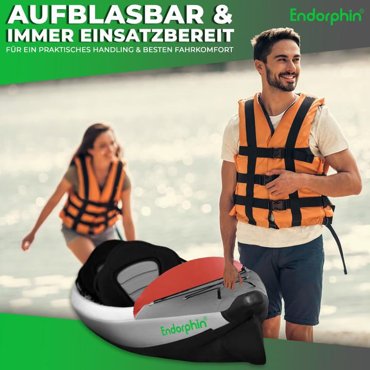 Produktbild Endorphin Aufblasbares Drop Stitch Kajak für 2 Personen als Komplettset (2 Personen)