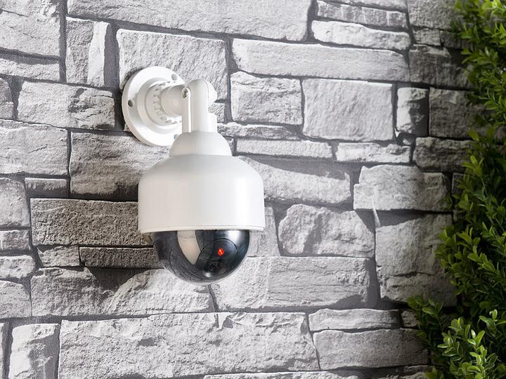 Immagine prodotto VisorTech Telecamera di sorveglianza a cupola fittizia incl. supporto a muro