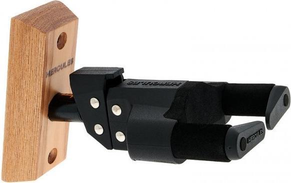 Produktbild Hercules USP10WB Ukulelenwandhalter mit Holzplatte natural (Ukulele)