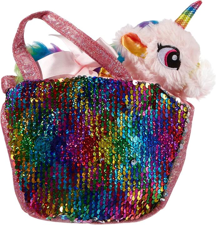 Produktbild Joy Toy Set Einhorn 20 cm Plüsch und Tasche (20 cm)
