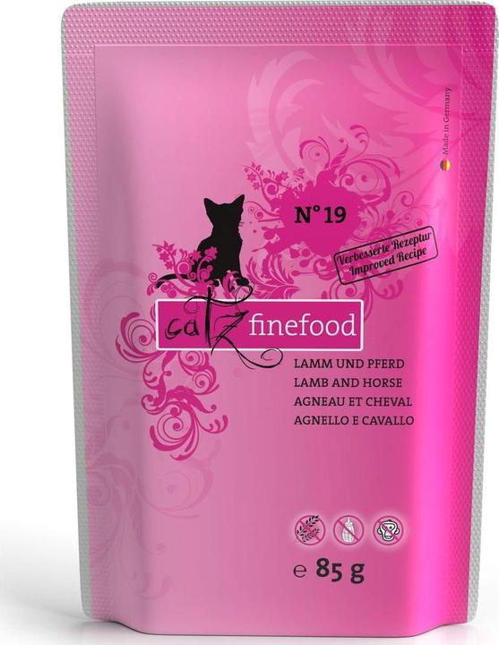 Actual product image Catz Finefood No.19 Lamb&Horse (Adult, 16 pcs., 90 g)