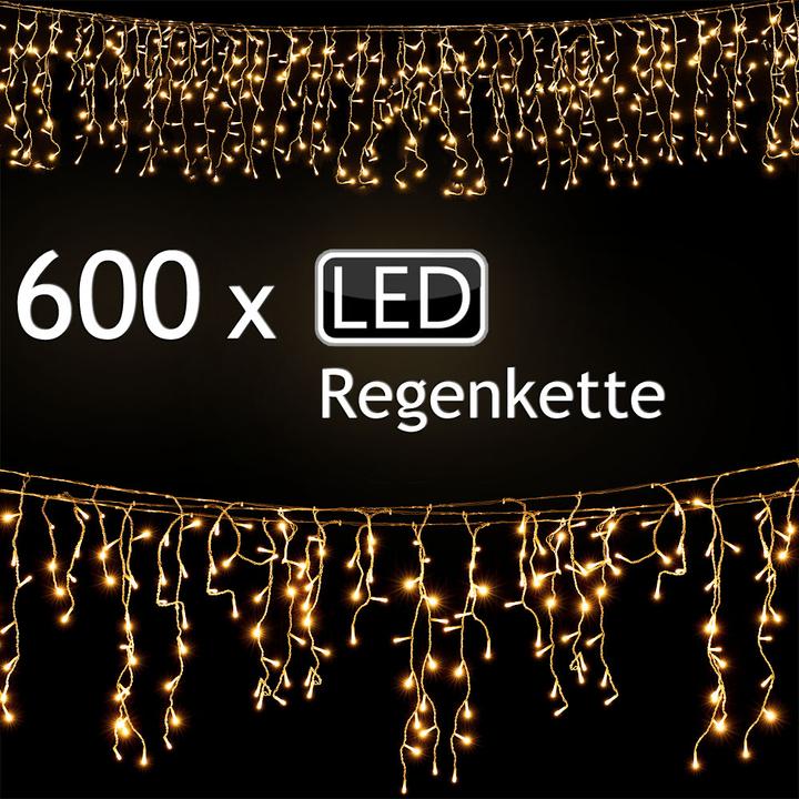 Actual product image Deuba LED rain light chain (2 m)