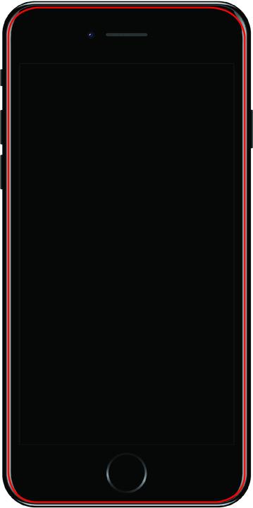 Image du produit Mobilize Cadre noir Verre (1 pièce(s), Apple iPhone 8 Plus, Apple iPhone 7 Plus, Apple iPhone 6s Plus, Apple iPhone 6 Plus)