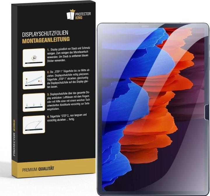Actual product image Protectorking 6x Panzerfolie Anti-Shock matt entspiegelt (6 Piece, Galaxy Tab S9 FE)