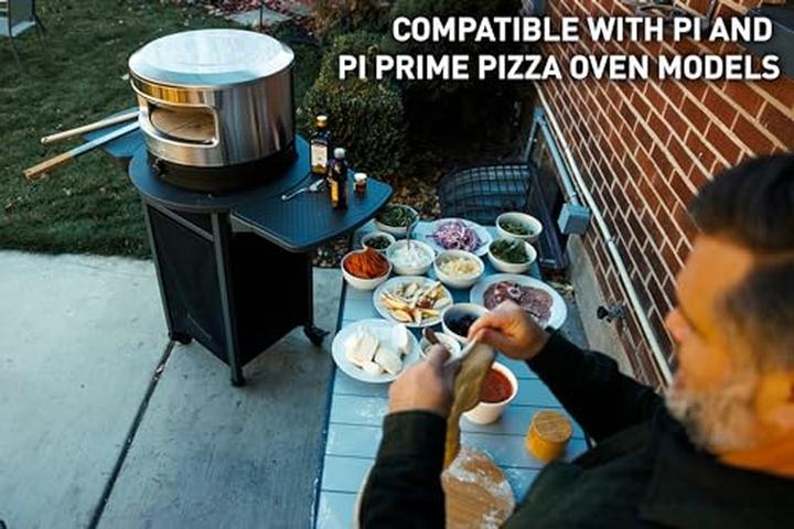 Produktbild Solo Stove Carrello per Forno Pizza in Acciaio Nero