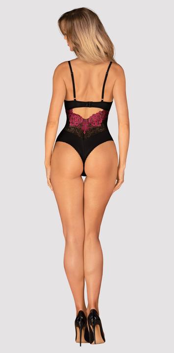 Produktbild Obsessive Rosenty Teddy Schwarz/Lila (S, XS)