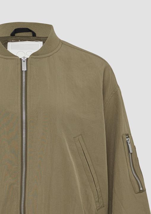 Produktbild S.Oliver Outdoor-Jacke Blouson mit Stehkragen und Rippbündchen (M)