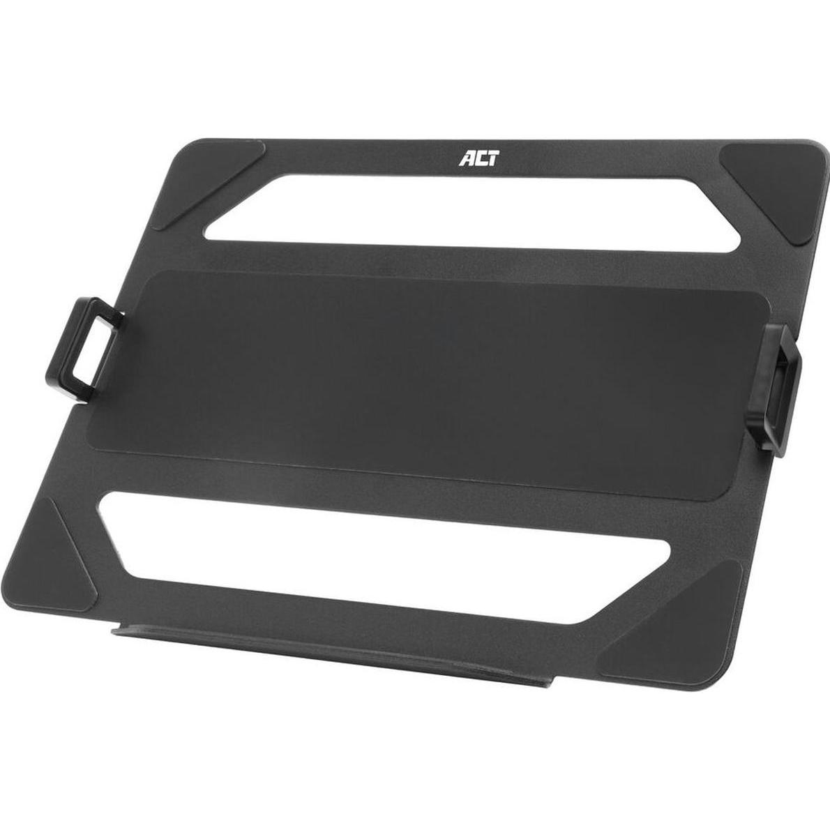 ACT Universal laptop tray for monitor arms, Supporto per notebook, Nero