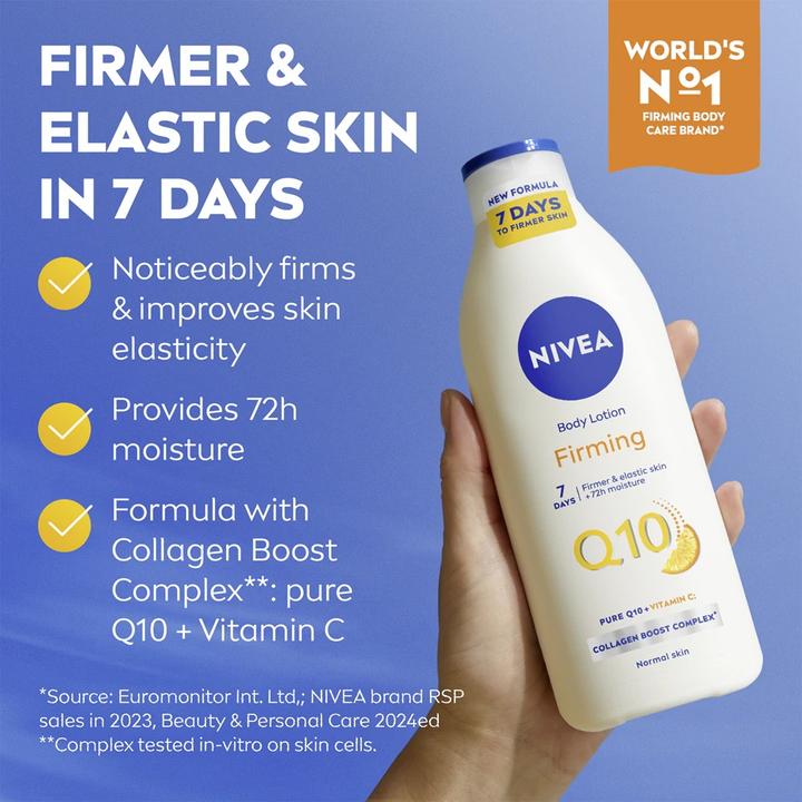 Productafbeelding NIVEA Straffende Bodylotion Q10 + Vitamin C (Lichaamslotion, 400 ml)