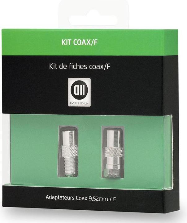 Actual product image D2 Diffusion Kit de fiches coax/SAT (Antenna cable)
