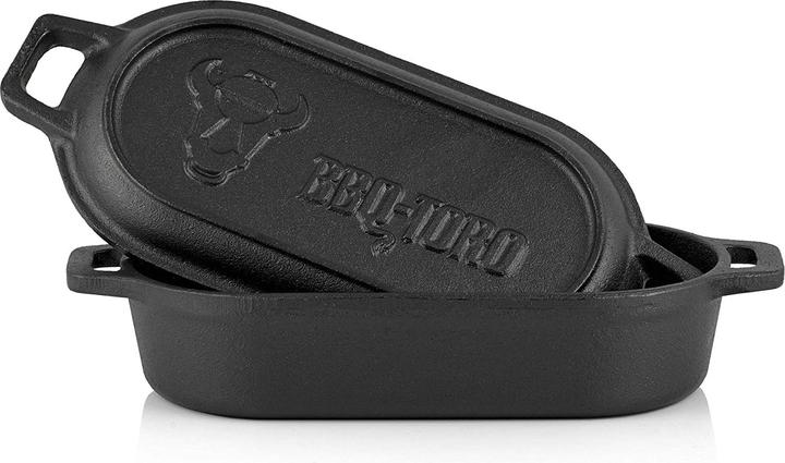 Actual product image BBQ-Toro Cast iron roaster