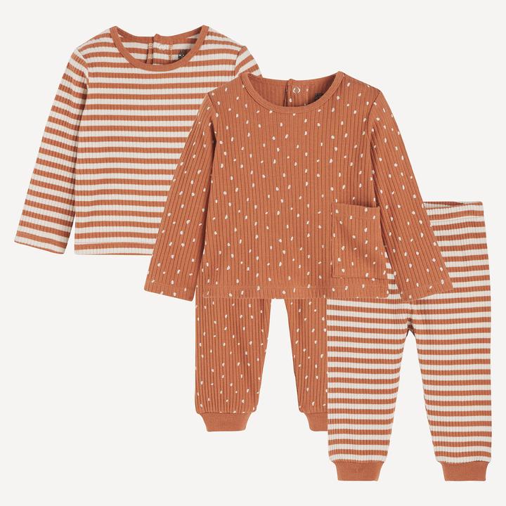 Immagine prodotto La Redoute Collections 2er-Pack Baumwoll-Schlafanzüge (74)