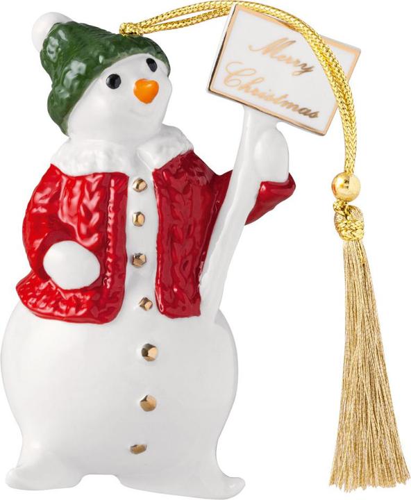 Actual product image Villeroy & Boch Ornament Snowman Christmas Classics (1 x)