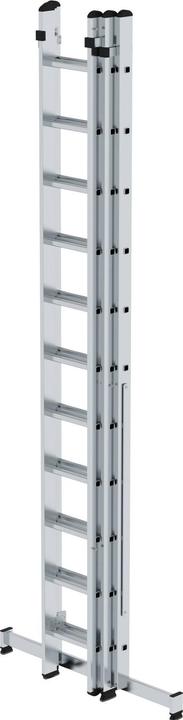Produktbild Munk Mehrzweckleiter 3-teilig mit nivello-Traverse 3x11 Sprossen (Mehrzweckleiter, 333.50 cm)
