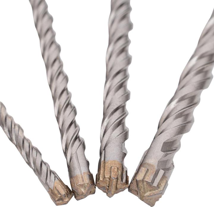 Image du produit Stier Jeu de forets et de burins SDS-Plus, 17 pièces (6 mm, 8 mm, 10 mm, 12 mm)