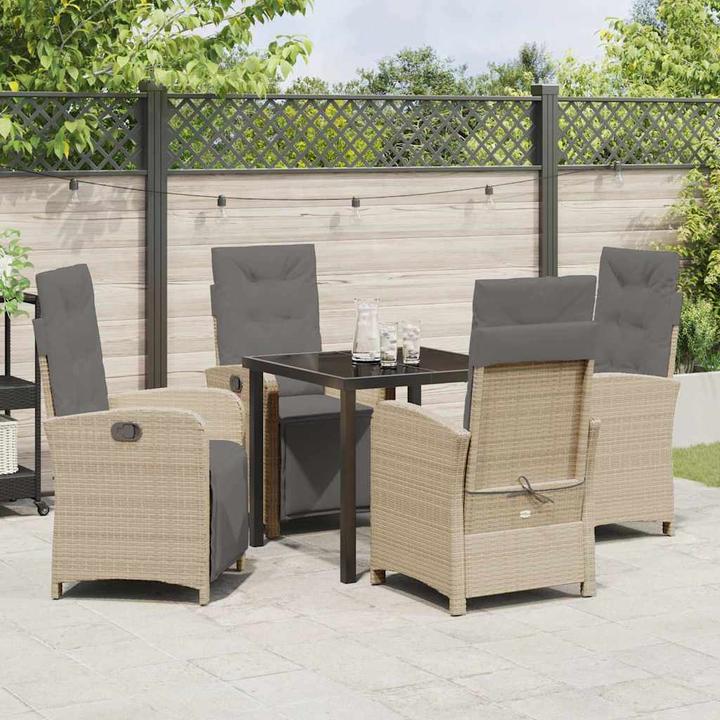 Produktbild vidaXL Garten Essgruppe (80 x 80 x 73 cm)