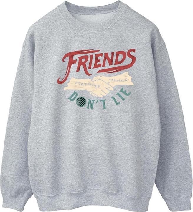 Image du produit Netflix - Sweat STRANGER THINGS FRIENDS DON'T LIE HANDS - Femme (M)