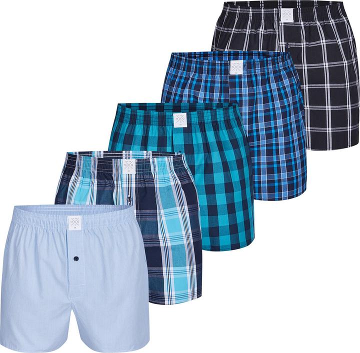 Actual product image Mg-1 Web Boxer Shorts Casual Loose Fitting (L, 5-pack)
