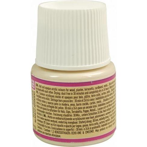 Thumbnail - Pebeo, Künstlerfarbe + Bastelfarbe, Deco Matte Acrylfarben (antikweiss, 45 ml)