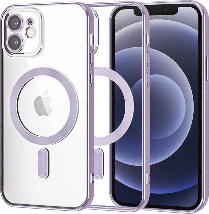 Actual product image Techsuit - Luxury Crystal MagSafe - iPhone 12 - Light Purple (Apple iPhone 12)