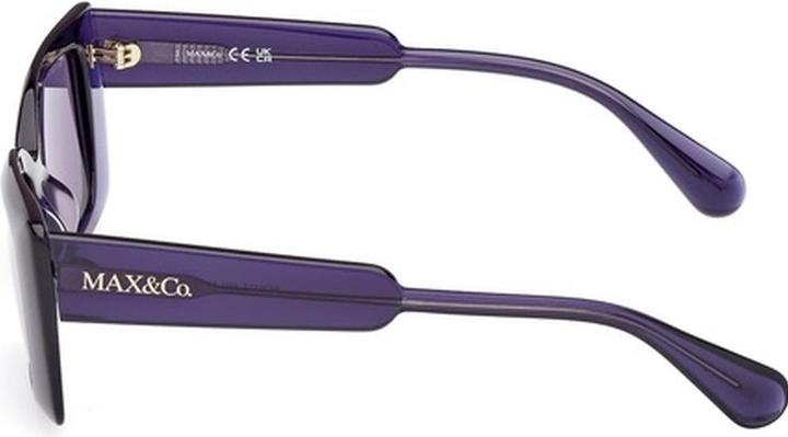 Actual product image Latetobed Max & Co Mo0117 90V Shiny Blue Women's Sunglasses 52/18/140
