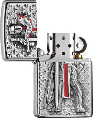 Actual product image Zippo Armor Chrome Brushed
